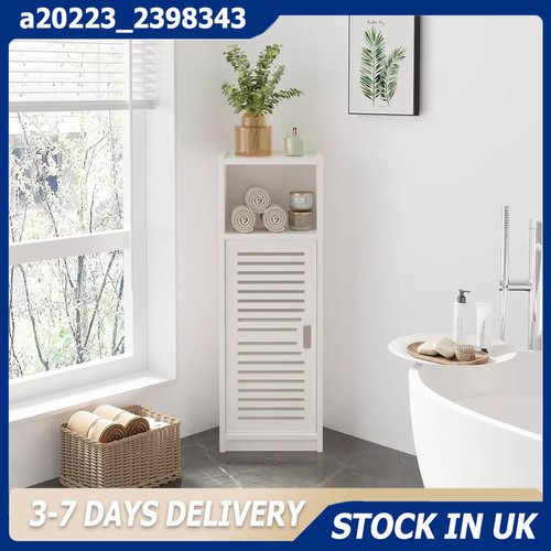 White bathroom storage floor - bathroom,