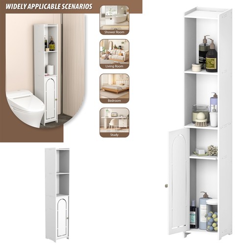 Tall bathroom cabinet storage - bathroom,