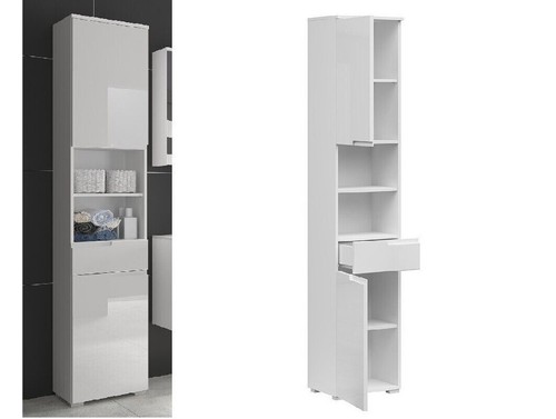 Tall bathroom cabinet storage - bathroom,