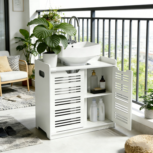 Bathroom under sink cabinet - bathroom,