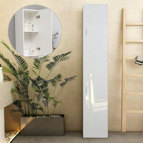 Modern white high - white, gloss