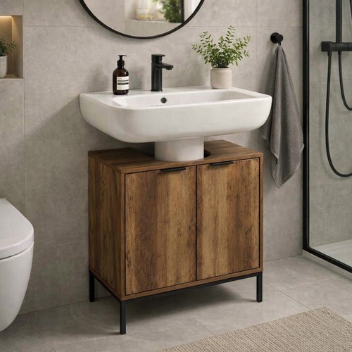Bathroom under sink cabinet - bathroom,