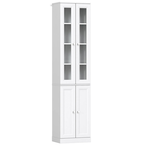 Homcom tall slim white - tall,