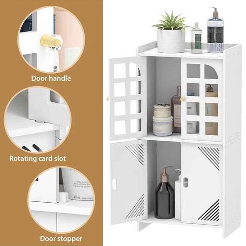 Tier bathroom floor cabinet - floor,