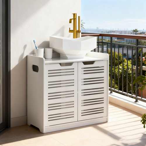 Bathroom sink cabinet under - bathroom,